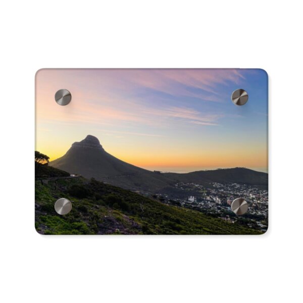 Sunset over Lion's Head Mountain Acrylic Wall Art Panel