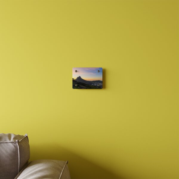 Sunset over Lion's Head Mountain Acrylic Wall Art Panel - Image 4