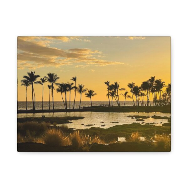 Tropical Twilight: Hawaiian Sunset Matte Canvas