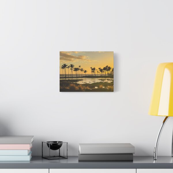 Tropical Twilight: Hawaiian Sunset Matte Canvas - Image 3