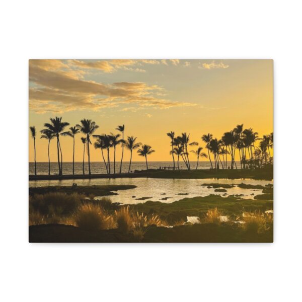 Tropical Twilight: Hawaiian Sunset Matte Canvas - Image 7