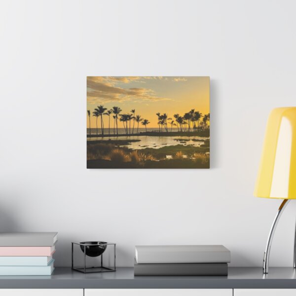 Tropical Twilight: Hawaiian Sunset Matte Canvas - Image 8