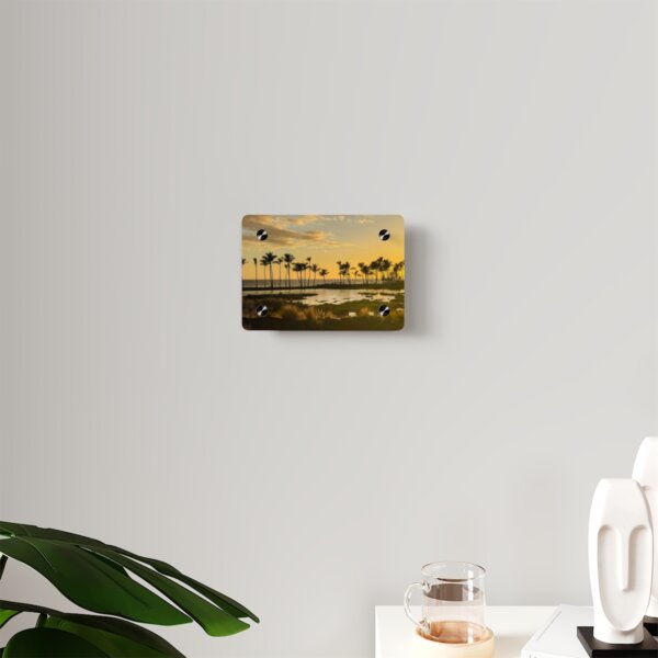 Serenity in Paradise: Hawaiian Sunset Acrylic Wall Art Panel - Image 15